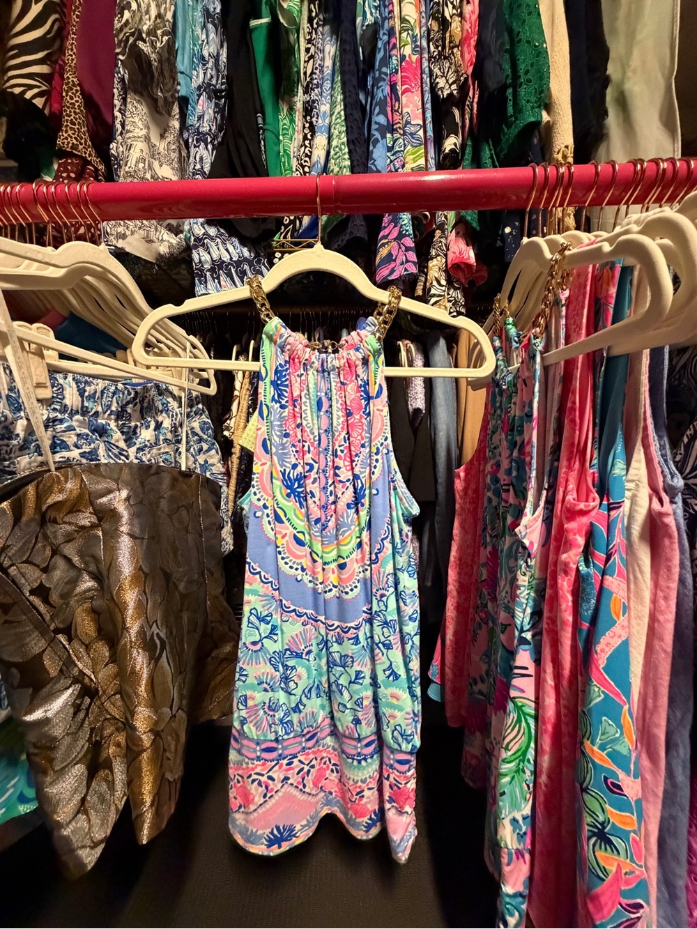 Lilly Pulitzer Bowen Halter Top - Seaside Shindig - XS